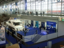 Riviera display at the Dusseldorf Boat Show