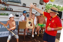 The piniata was a hit with the kids