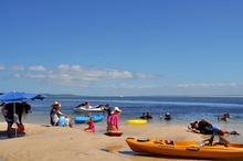 Riviera owners enjoyed the tranquility and beauty of Moreton Island