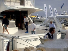It was Riviera's 22nd year at the Genoa International Boat Show