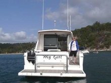Margaret Hill on board 'My Girl'