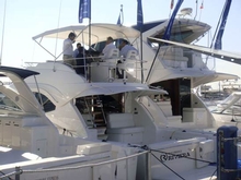 Riviera's newest models were on display at the Genoa International Boat Show