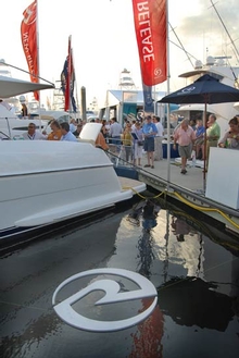The Riviera display at the Fort Lauderdale International Boat Show