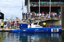 The V8 superboats were a crowd pleaser