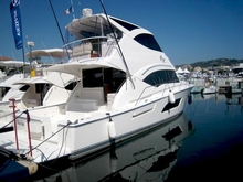 Riviera launched the new 53 Enclosed Flybridge (pictured) and 43 Open Flybridge at the 34th Cannes International Boat Show