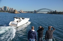 Riviera M430 makes a splash in Sydney Harbour for the X-Factor