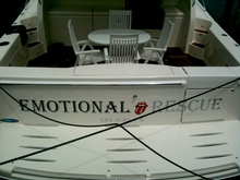 The 58 Enclosed Flybridge was named after the Rolling Stones' 15th studio album