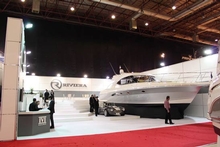 Riviera's indoor display at the Istanbul Boat Show