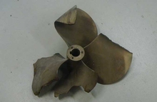 Pictured is a prop that was damaged by a reef. Aftermarket uses only Riviera genuine parts