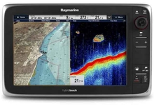 Raymarine's e-125 split screen is part of the growing family of new generation 'lighthouse' interface displays