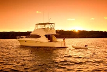Riviera's 45 Open Flybridge is a mid-sized luxury vessel for the astute boat owner