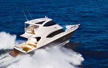 Riviera's stunning new 53 Enclosed Flybridge dubbed the 'spaceship' will be on display at the Expo
