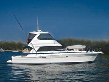 The 48 Flybridge Series I was the first enclosed flybridge launched in 1993 and 169 have been built