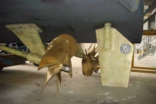 This vessel has had the propellers removed and balanced to get the boat running smoothly again