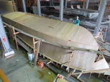 Construction of Riviera’s latest model, new 50 Enclosed Flybridge has begun and expected to make her world debut in August 2013