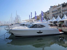 Riviera's floating display at the Cannes Boat Show