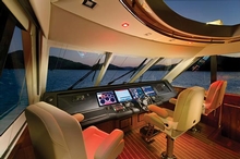 The 75 is certainly the ultimate Riviera and with an impressive helm station, it is perfect for long range cruising