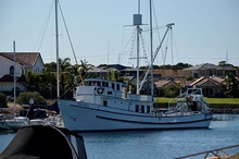 The historic Tacoma launched in 1944 was the official tournament start boat