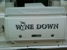 The name Wine Down defines what owners Max and Pam like to do on board - wind down and relax with a glass of wine